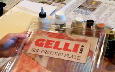 Art Journaling & Mixed Media Gelli Plate Art for a Kit