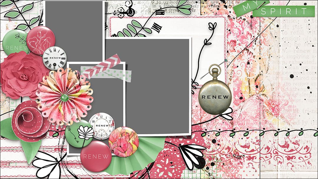 Time to Renew Digital Scrapbook Collection
