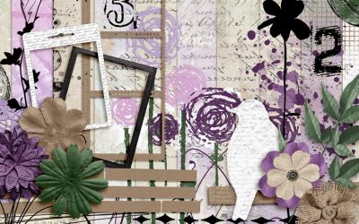 Shopping Almost Spring! Digital Scrapbooking Kit