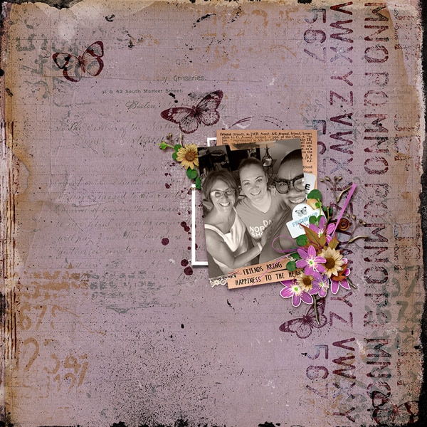 Vicki Robinson Digital Scrapbooking Challenge August 2022 by Esther