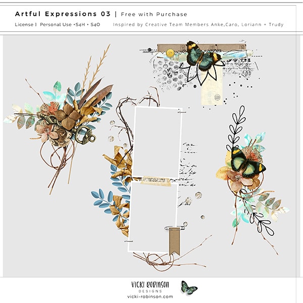 Artful Expressions 03 Collection Free with Purchase by Vicki Robinson