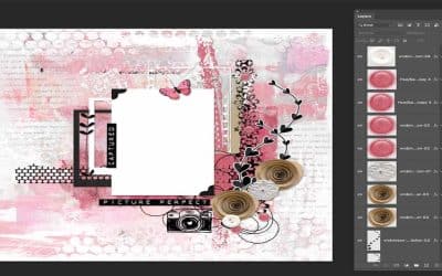 Using Layered Quick Pages in Digital Scrapbooking
