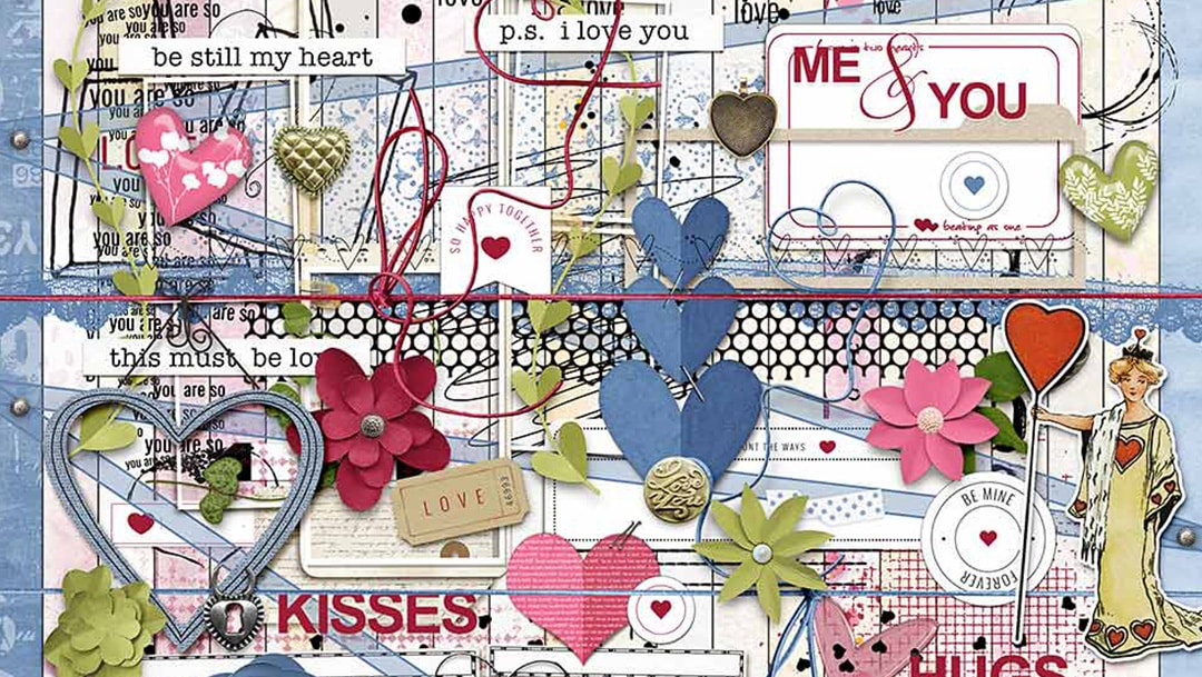 Express Your Love with this Digital Scrapbook Collection