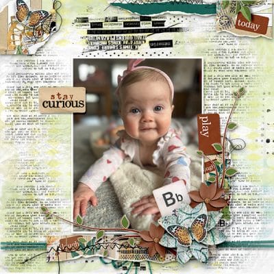Artful Expressions 06 Digital Art Journal Collection by Vicki Robinson Sample Layout