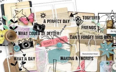 A Perfect Day Digital Scrapbook and Art Journal Collection
