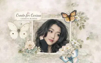 Digital Scrapbooking Ideas & Inspiration, Vicki Robinson Designs Create for Carissa: A Digital Scrapbooking Bundle with Heart