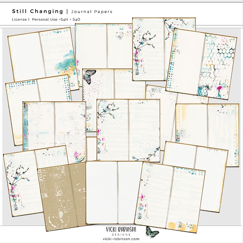 still-changing-journal-papers-digital-scrapbooking-vicki-robinson Still Changing Digital Scrapbooking Journal Papers by Vicki Robinson