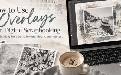 Understanding Your Digital Scrapbook Supplies 5 Easy Ways to Use Texture Overlays in Digital Scrapbooking