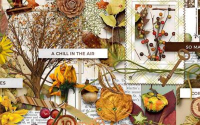 Digital Scrapbooking and Art Journaling Supplies, Vicki Robinson Design Artful Memories Autumn Collection: Digital Scrapbooking for Fall Memories